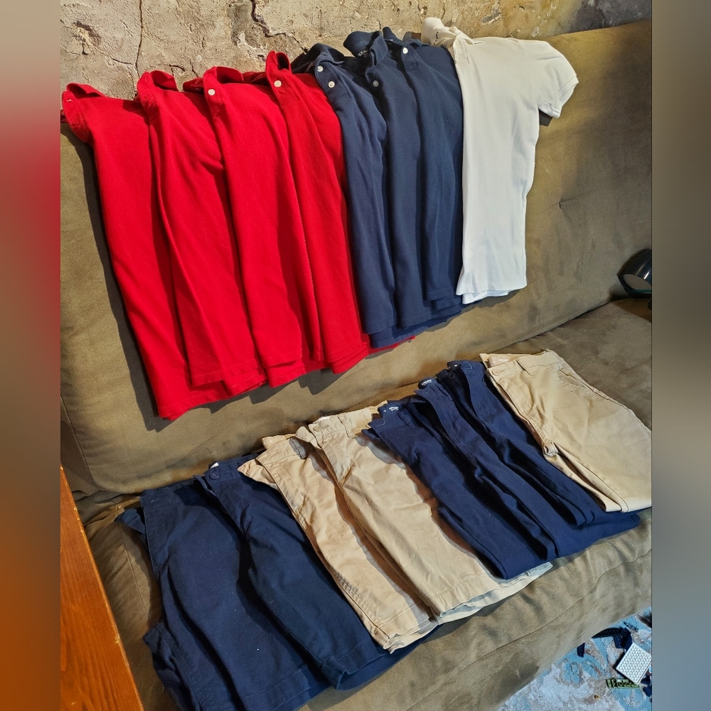 Boy's school uniform lot...16 pieces!